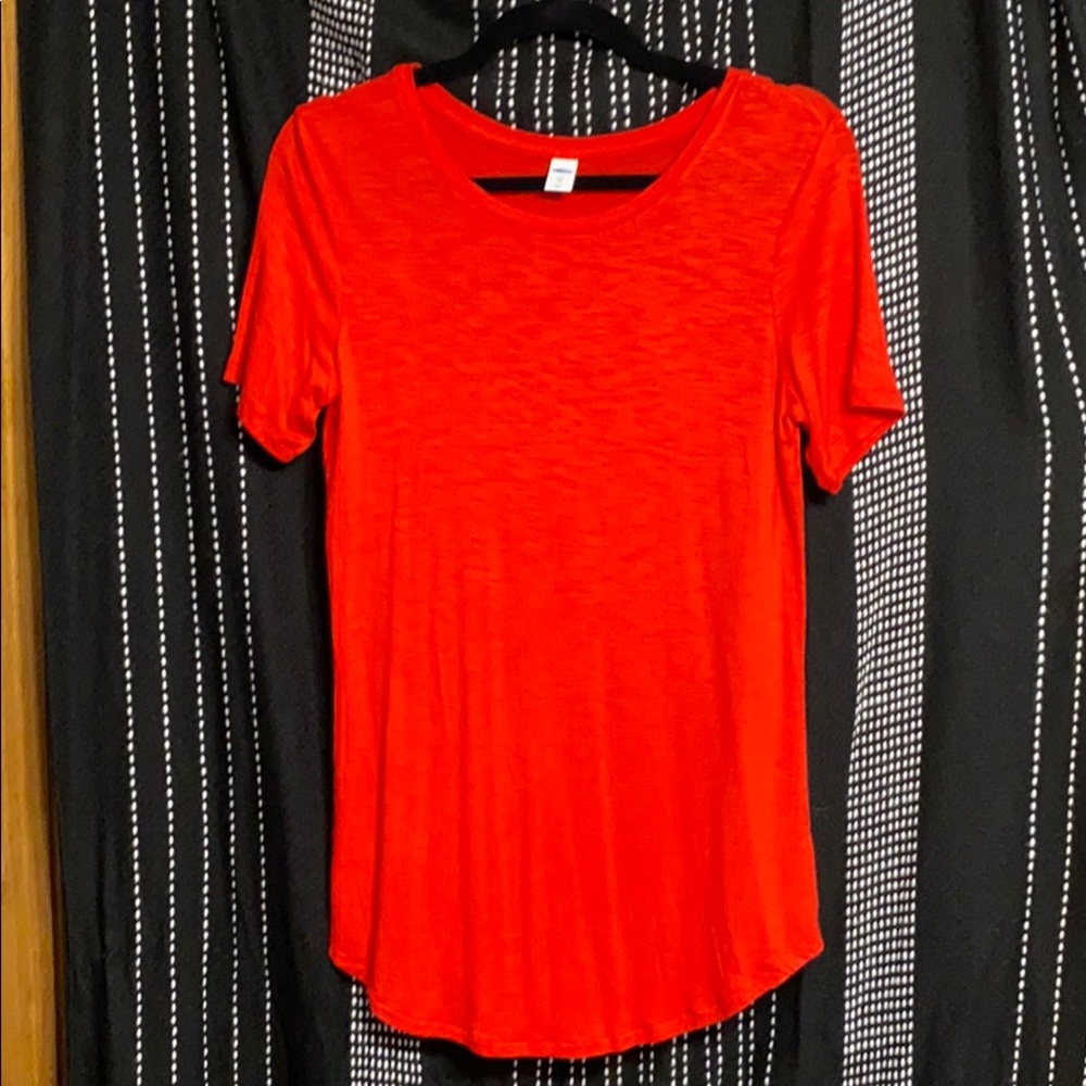 New! Old Navy Red Luxe T-shirt